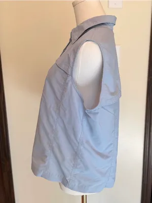 L. L. Bean light blue button down vest thumbnail 8