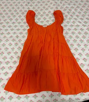 Blu Pepper orange dress thumbnail 1
