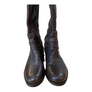Matisse Rochelle Leather Riding Boots Buckle Detail Brown Equestrian Sz 6 thumbnail 10