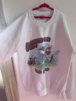 UGA Bulldogs Sweatshirt White thumbnail 1