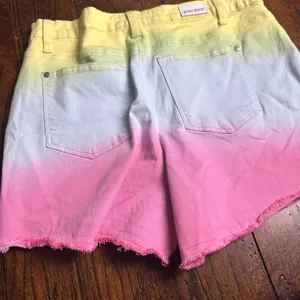 Judy Blue Shorts - Dip Dye Cut‎ Off -L thumbnail 4