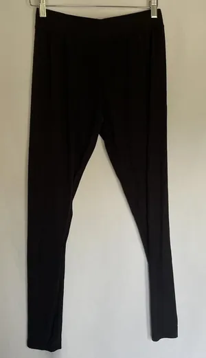 Maurices Athleisure Leggings Size M Black Women Stretch Polyester Spandex thumbnail 1