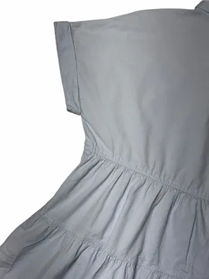 Zara Light Blue Short Sleeve Mini Dress / Long Tunic Womens XS thumbnail 9