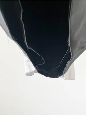 Forever 21 Y2K Black Satin Cutout Back Ruffle Homecoming Cocktail Mini Dress thumbnail 6