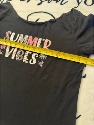 SheIn Summer Vibes Women's T-Shirt, Size M thumbnail 5