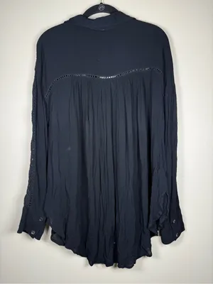 Free People Katie Bird Buttondown Boho Top thumbnail 10