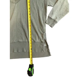 Z Supply V Neck Weekender Pullover Small Sage Green Oversized Side Slit Top thumbnail 2