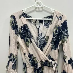 Free people all the‎ right ruffles romper xs thumbnail 5