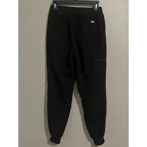 FIGS Zamora Black Multi Pocket Drawstring Jogger Scrub Pants Women’s Size Small thumbnail 6