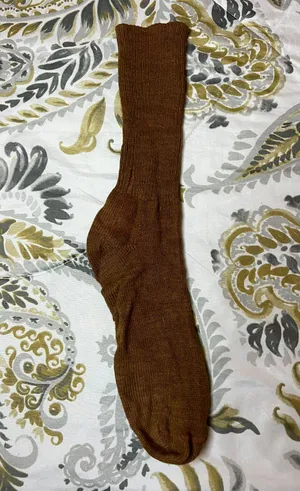 Brown Knitted Winter Socks thumbnail 2