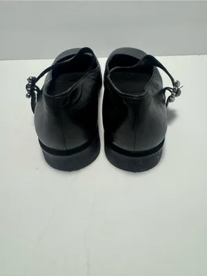 Free People Women's Rumor Diamanté Mary Jane Loafers Leather Size 9 thumbnail 4