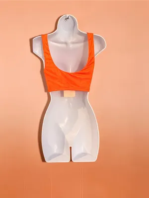 superdown- Joana Crop Bright Orange Twist-Front Size XS thumbnail 5