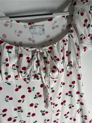ASOS Cherry Maxi Dress, Off the Shoulder thumbnail 9