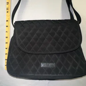 Vera Bradley Purse Crossbody Black Quilted thumbnail 10