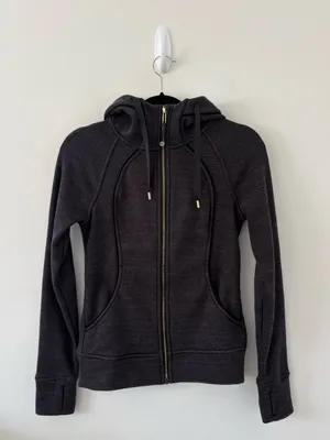 Lululemon Plush Full Zip‎ Scuba Hoodie Size 2 thumbnail 2