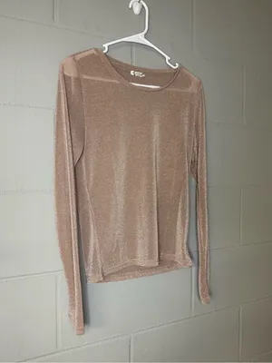Free People Intimately Mesh So Well Metallic Layering Top in Winter Bloom Medium thumbnail 5