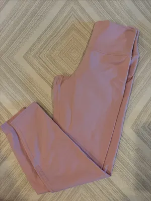 Alo Yoga Pink High Waist Leggings Thick Material Women’s Medium thumbnail 1