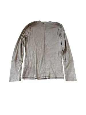 Intimately Free People Ribbed Knit Mock Neck Top Long Sleeve Casual Clean Girl thumbnail 6