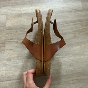 Yokono Made in Spain Ibiza Brown T-Strap Leather Sandals Size 7.5 thumbnail 6