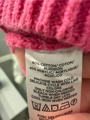 LOFT Hot Pink V-Neck Knit Sweater thumbnail 3