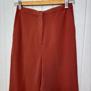 Babaton Terracotta‎ Maroon Wide Leg Pants Size 2 thumbnail 2
