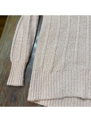 Anthropologie Pilcro Baby Pink V Neck Sweater XS thumbnail 3