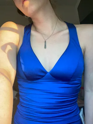 B Darlin Blue Mini Dress thumbnail 2