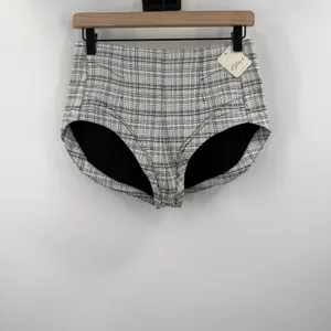 Free People Micro Shorts Women's Size 2 NWT Keep It Brief Tweed Menswear Plaid thumbnail 15