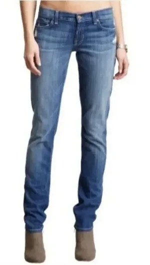 7 FOR ALL‎ MANKIND Roxanne Skinny Slim Jeans 24 thumbnail 1