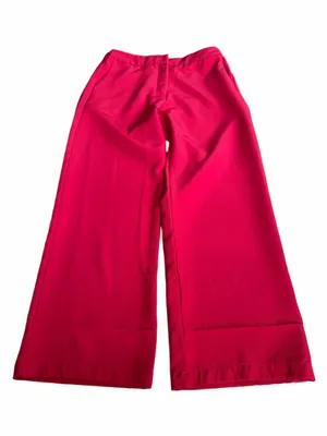 Emerson Lang Wide Leg Red Pants Size L thumbnail 1