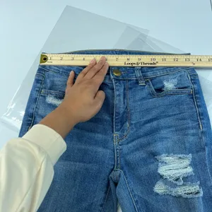 American Eagle Outfitters High Rise Jegging Jeans Womens 4 Blue Denim Distressed thumbnail 12