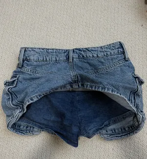 Garage Denim mini skort thumbnail 4