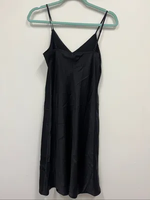NWOT black Quince Washable silk slip size Small thumbnail 3