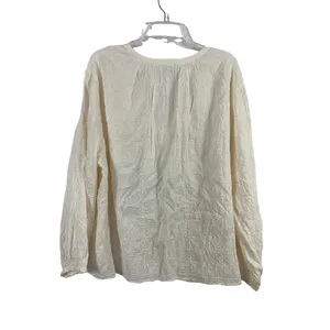 Old Navy Women's Tan Light Blouse thumbnail 2