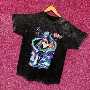 Hatsune Miku Vocaloids Virtual Anime Electropop Tee L thumbnail 3