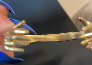 Verameat Handcuff in Brass bracelet thumbnail 3