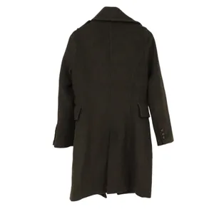 Forever 21 Wool Pea Coat Womens M Double Breasted Olive Green Military Good thumbnail 7