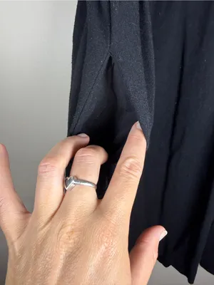 Pomander Place Tuckernuck Black Hazel Flutter Sleeve Dress Black Small thumbnail 7