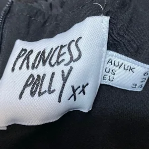 Princess Polly Black Lace Trim Ruched Cutout Sleeveless Cami Mini Tank Dress 2 thumbnail 4