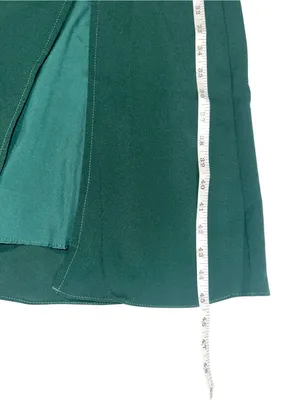 NWT Ivy City Co Marni Dress Dark Green Square Neck Shoulder Ties Midi SMALL thumbnail 8