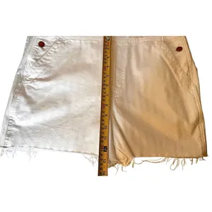 Universal Thread White Denim Overall Shorts Size 4 EC thumbnail 3