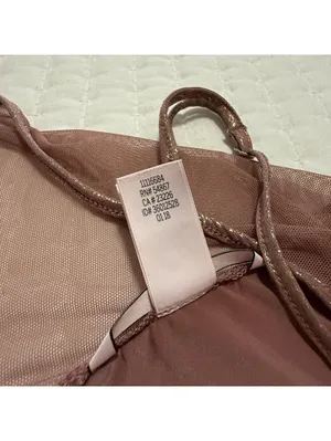 Victoria’s Secret Mauve Pink Rose Gold Shimmer Sz M Medium Nightie Slip Lingerie thumbnail 14