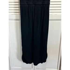 Oliviaceous Black Sleeveless Tank Maxi Dress Size Medium Elastic/Tie‎ Waist thumbnail 9