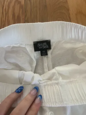 Pacsun White Linen Pants thumbnail 2