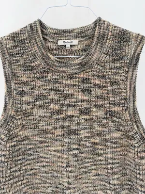 MADEWELL Space-Dyed Boulier Crewneck Sweater Classic Luxury Sleeveless Vest thumbnail 5