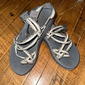 Chacos gray double strap classic size 7 hiking sandals thumbnail 6
