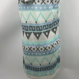 Say What medium native inspired print open cardigan hoodie thumbnail 6