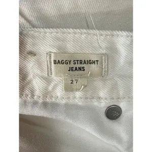 Madewell Baggy Straight Jeans High Rise Vintage Canvas Womens Size 27 thumbnail 14
