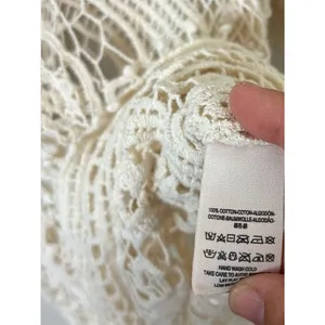 Jens Pirate Booty Free People Crochet Mini Dress Size XS off white / ivory thumbnail 7
