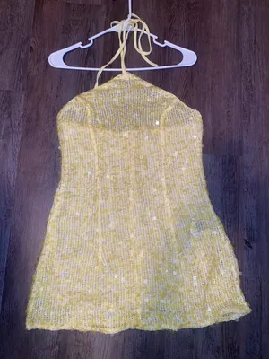 SheIn Sequin Halter Dress thumbnail 4